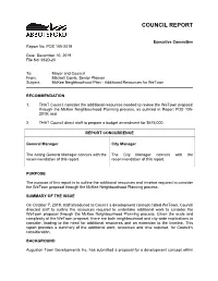 PDS 082-2019) and Concluded That Wetown Is a Considerable Departure from What Is Contemplated for This Location in the Current Official Community Plan (OCP)