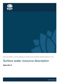 Surface Water Resource Description