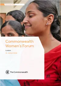 Commonwealth Women's Forum