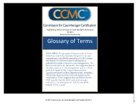 Glossary of Terms
