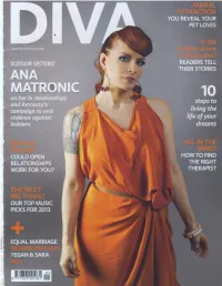 Interview I Ana Matronic I