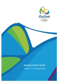 IOC Doping Control Guide For