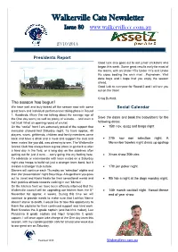 Walkerville Cats Newsletter