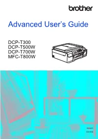 Advanced User's Guide