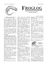 FROGLOG Newsletter of the Declining Amphibian Populations Task Force