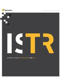 Internet Security THREAT REPORT 2013 P