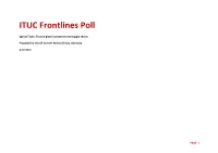ITUC Frontlines Poll