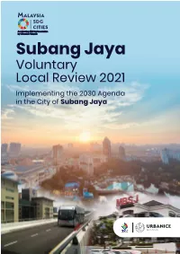 SUBANG JAYA Voluntary Local Review 2021