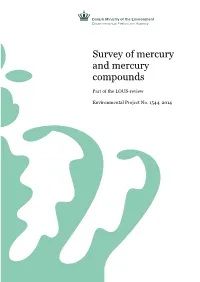 Survey of Mercury and Mercury Compounds