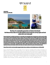 The Face of a Sustainable Generation at Monte-Carlo Beach