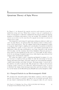 2 Quantum Theory of Spin Waves