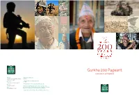 Gurkha 200 Pageant Sponsorship Proposal