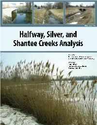 Halfway, Silver, and Shantee Creeks Analysis