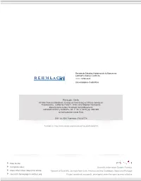 How to Cite Complete Issue More Information About This Article Journal's Homepage in Redalyc.Org Scientific Information System R