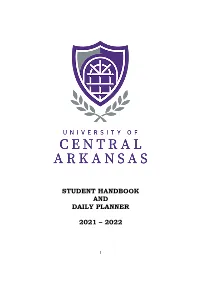 Student Handbook 2021-22