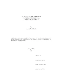 An Image-Based Approach to Three-Dimensional Computer Graphics