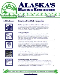 Growing Shellfish in Alaska
