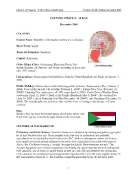 Sudan, December 2004