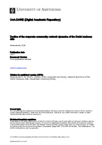Decline of the Corporate Community: Network Dynamics of the Dutch Business Elite