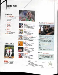 ESPN June 2 2008 Table of Contents