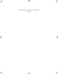 INDIA DEVELOPMENT REPORT 2004–05 Blank Page (Ii) INDIA DEVELOPMENT REPORT 2004–05