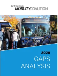 2020 Gaps Analysis Executive Summary