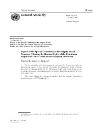 General Assembly Distr.: General 5 October 2000