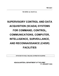 Supervisory Control and Data Acquisition (Scada)