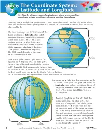 The Coordinate System: Latitude and Longitude