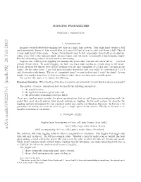 Arxiv:Math/0302257V1 [Math.PR] 20 Feb 2003 Eeaietento Fasaei Re Ogv Ipepofo U a Our of Proof Simple a Give to Order T in in Model
