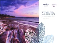 EVENTS with a DIFFERENCE at Novotel and Mercure Darwin Airport INTRODUCTION