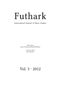 Nancy L. Wicker and Henrik Williams. Futhark 3