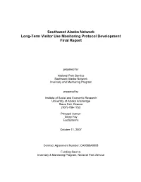 Southwest Alaska Network Long-Term Visitor Use Monitoring Protocol Development Final Report
