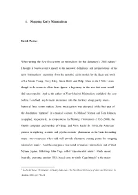 1. Mapping Early Minimalism Keith Potter