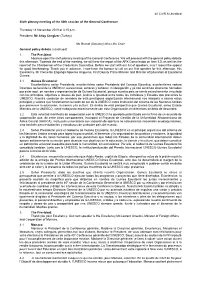 40 C/VR.6 Unedited Sixth Plenary Meeting of the 40Th Session of The