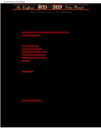 Aces of the Deep Online Manual