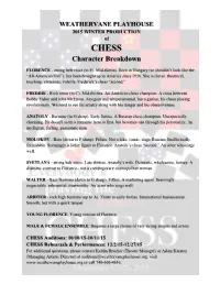 Character Breakdown