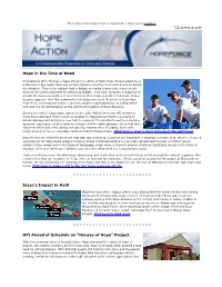 Hope Force Continues Response to Multiple Areas of Crisis