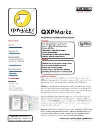 Qxpmarkz® Quarkxpress to IDML and Much More!