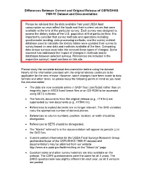 Documentation for the CSAFII/DHKS 1989-91 Data