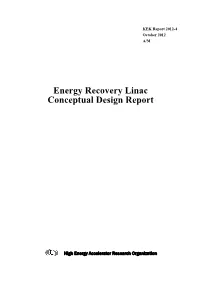 Energy Recovery Linac Conceptual Design Report