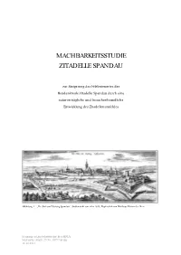 Machbarkeitsstudie Zitadelle Spandau