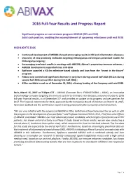 2016 Full-Year Results and Progress Report