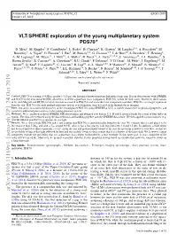 Arxiv:1910.11169V1 [Astro-Ph.EP] 24 Oct 2019 Metchev Et Al.(2004) Due to the Detection of a Strong Mid- Tinuum and at HCO+ and CO Gas Emission Lines