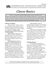Cheese Basics