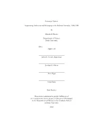 Conscript Nation: Negotiating Authority and Belonging in the Bolivian Barracks, 1900-1950 by Elizabeth Shesko Department of Hist