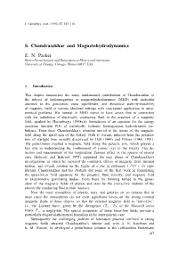 S. Chandrasekhar and Magnetohydrodynamics