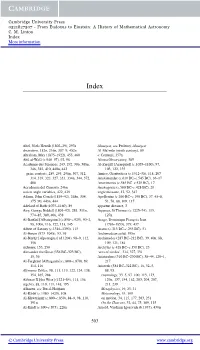 From Eudoxus to Einstein: a History of Mathematical Astronomy C