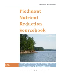 Piedmont Nutrient Reduction Sourcebook