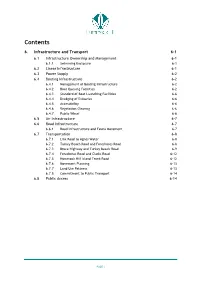 Section 06. Infrastructure and Transport